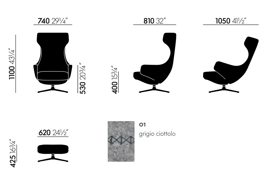 vitra repos sizes