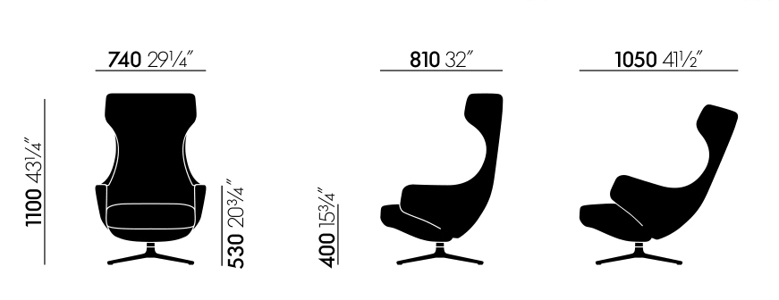 vitra repos sizes