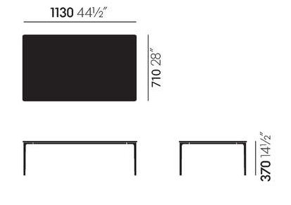 Vitra Plate table