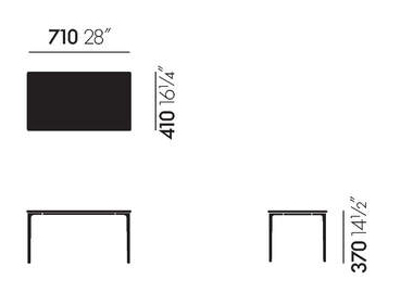 Vitra Plate table