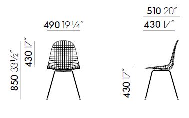 Vitra DKX misure