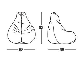 Zanotta sacco sizes